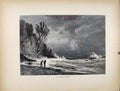 Original Old Antique Print La Crosse Harbor Fine Art C1872 Sea 19th