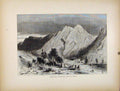 Original Old Antique Print Limestone Formation Pitt River Fine Art