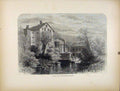 Original Old Antique Print Mills Blackstone River Fine Art C1872 19th