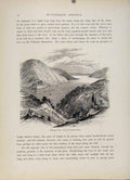 Original Old Antique Print Western Shore Anthonys Nose Wood Engraving