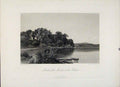 Original Old Antique Print Mouth Moodna Hudson River America C1872 Victorian