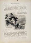 Original Old Antique Print Table Rock Sugar Loaf Mountain Engraving