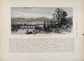 Original Old Antique Print Connecticut Valley Rocky Mountain Greenfield