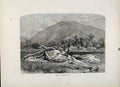 Original Old Antique Print Mount Chesterfield Fine Art C1872 Engraving Victorian
