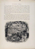Original Old Antique Print Lake Roland Wood Engraving Fine Art C1872 Victorian