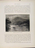 Original Old Antique Print Windings Juiata Perryville Wood Engraving