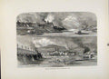 Original Old Antique Print South Pittsburg Aleghany City Wood Engraving