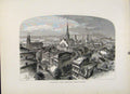 Original Old Antique Print Cincinnati Carlisle Hotel Wood Engraving