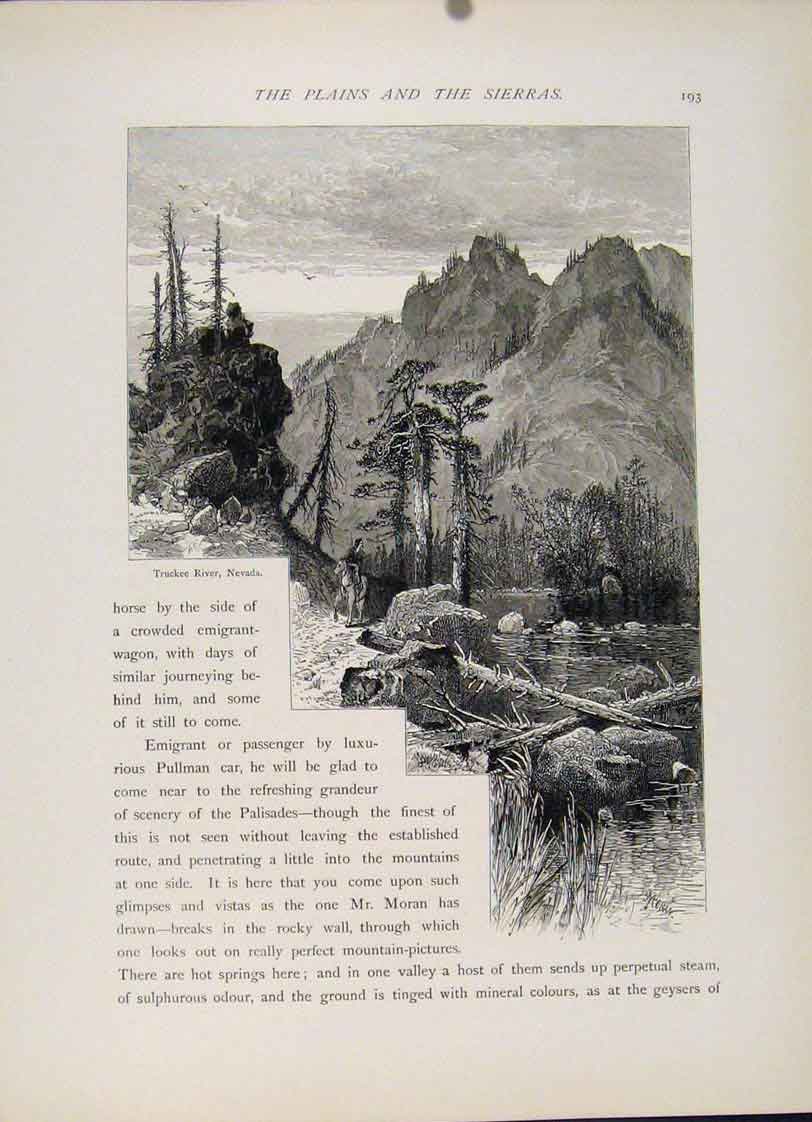 Original Old Antique Print Wood Engraving C1872 Fine Art Fairmount Water Works