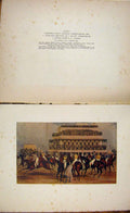Original Old Vintage Print Horse Race Liverpool C1929 Steeple Chase 1839 20th