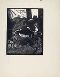 Original Old Antique Print Black Grouse Limited Edition Artist Description 20th