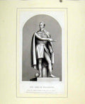 Original Old Antique Print Duke Wellington C1830 Fine Art 19th Century