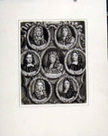 Original Old Antique Print Sir General Pembroke Counties England Portraits C1830