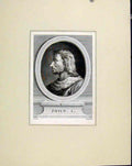 Original Old Antique Print Portrait C1830 Fine Art John People 19th Century