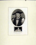 Original Old Antique Print Laud Abp Canterbury Portrait Fine Art C1830 19th