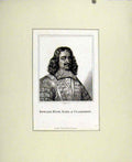 Original Old Antique Print C1830 Fine Art Portrait Edwar Hyde Earl Clarendon
