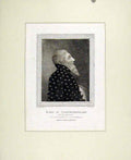Original Old Antique Print Earl Northaumberland Portrait Fine Art 1830 19th