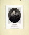 Original Old Antique Print Sir William Attorny General Fine Art Portrait