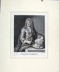 Original Old Antique Print Algernon Sidney C1830 Fine Art Portrait 19th Century