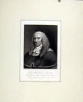 Original Old Antique Print Authur Wolfe Viscount Killwarden Portrait