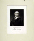 Original Old Antique Print John Lysons Portrait C1830 19th Century