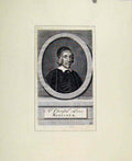 Original Old Antique Print Mr Christo Love Minister Portrait Fine Art