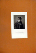 Original Old Antique Print Portrait General Bouonaparte Fine Art