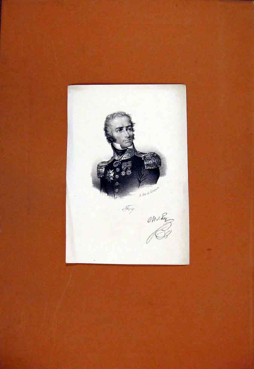 Original Old Antique Print Troy Portrait Fine Art C1829 Sketch 19th Century