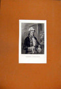 Original Old Antique Print Portrait Charles Bonaparte Fine Art
