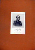 Original Old Antique Print Suitiey Portrait Fine Art C1829 19th Century