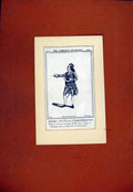 Old Antique Print Careless Husband Mr Dodd Lord Foppington Portrait 1829 19th