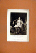 Original Old Antique Print Plate Luxe Buckingham Palace Paintings