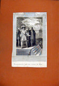 Original Old Antique Print Buonaparte Field May Portrait C1829 19th Century