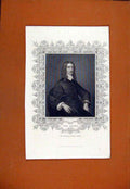 Original Old Antique Print Portrait John Selden Fine Art C1829 19th Century