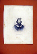 Original Old Vintage Print Alfred King Portrait Fine Art C1929 20th Century