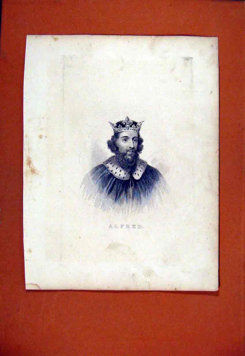 Original Old Vintage Print Alfred King Portrait Fine Art C1929 20th Century