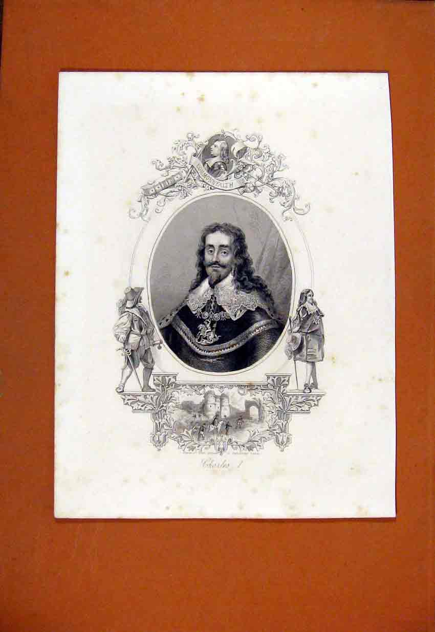 Original Old Vintage Print Portrait Fine Art CharlesFirst C1929