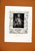Original Old Vintage Print EdwardFirst King Portrait Fine Art C1929