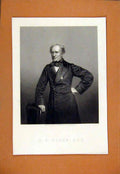 Original Old Vintage Print T P Cooke Portrait Fine Art C1929 20th Century