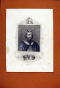 Original Old Antique Print Fine Art Portrait Alfred Hastings