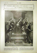 Original Old Antique Print Raphael Madonna St Anthony Padua Royal Academy 1902