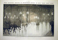 Original Old Antique Print Buckingham Palace King Queen State Coach Guards 1902