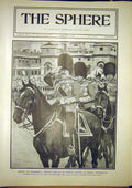 Original Old Antique Print King Edward Portrait Greiffenhagen Peacemaker 1902