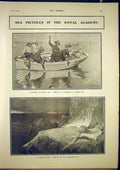 Old Antique Print Fine Art 1902 Mount Bay Chadding Forbes Angel Boughton 20th