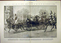 Original Old Antique Print King Ballater Braemar Homburg Burma Coronation 1902