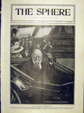 Original Old Antique Print Duke Cambridge Portrait Gordon Statue 1902 20th