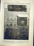 Original Old Antique Print Pontifical Jubilee Pope Leo Xiii Rome Italy 1902 20th
