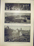 Original Old Antique Print Rifle Guildford Roberts Sandhurst Johannesburg 1902