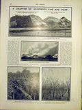Old Antique Print Kentish Hop Crop Hail Fire Lourenco Marques Storm 1902 20th
