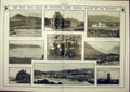 Original Old Antique Print King Coast Scotland Brodick Castle Lodge Arran 1902